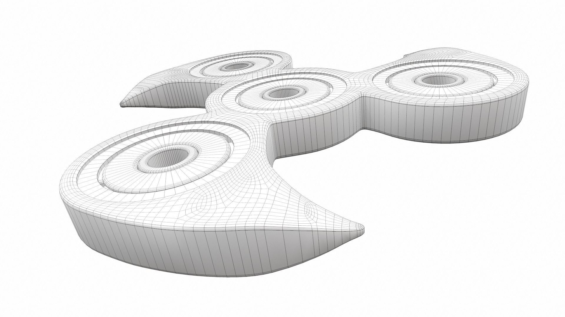Fidget spinner 2 3D model_7