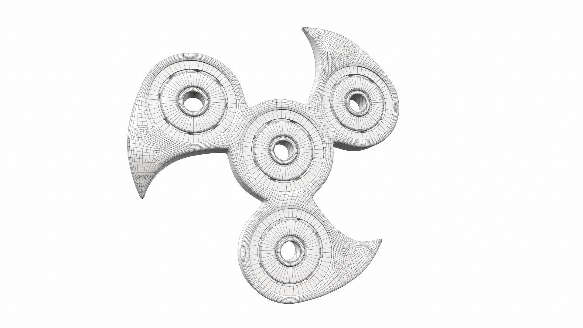 Fidget spinner 2 3D model_5