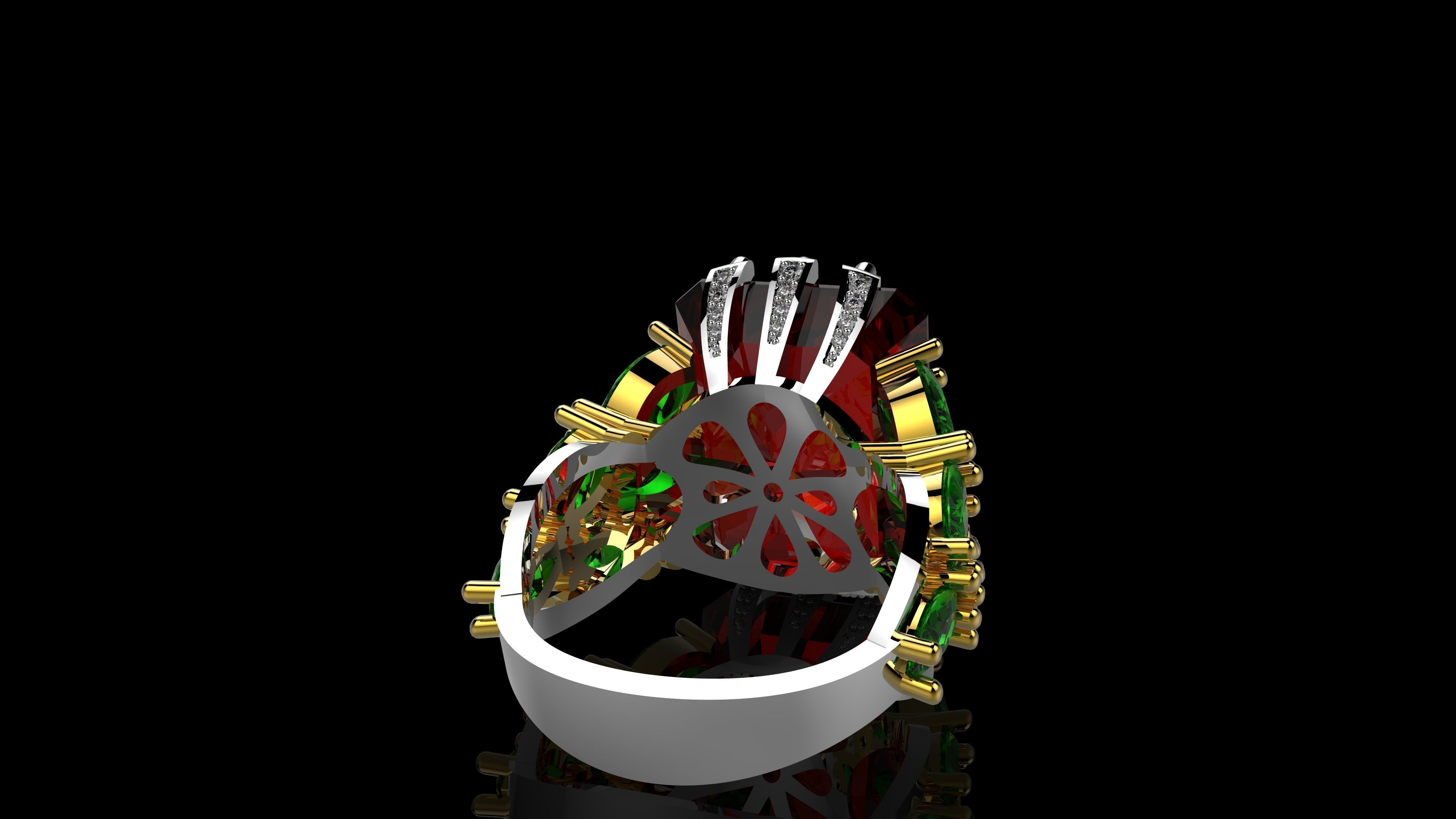 M RINGS N51 3D print model_5