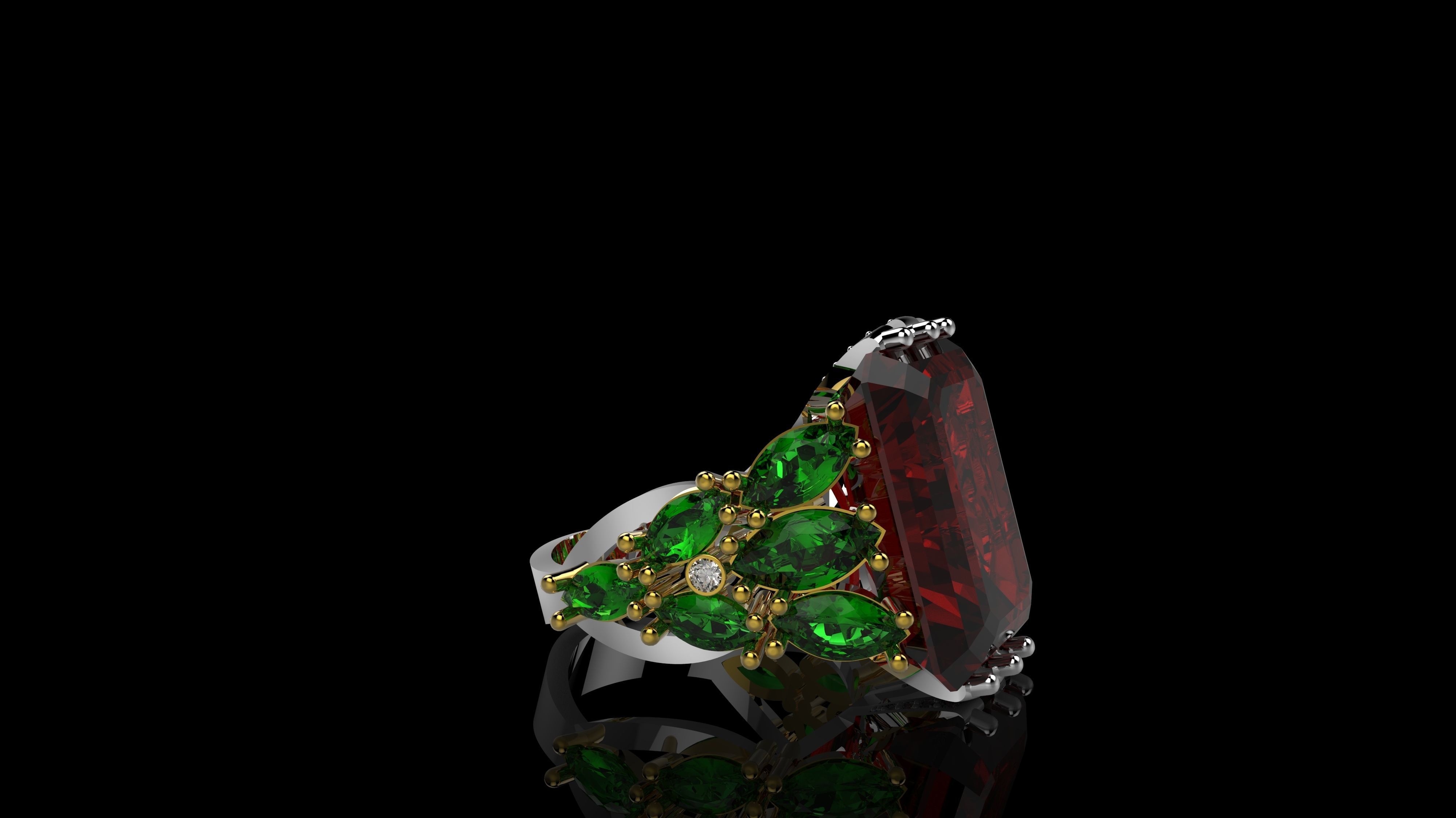 M RINGS N51 3D print model_2