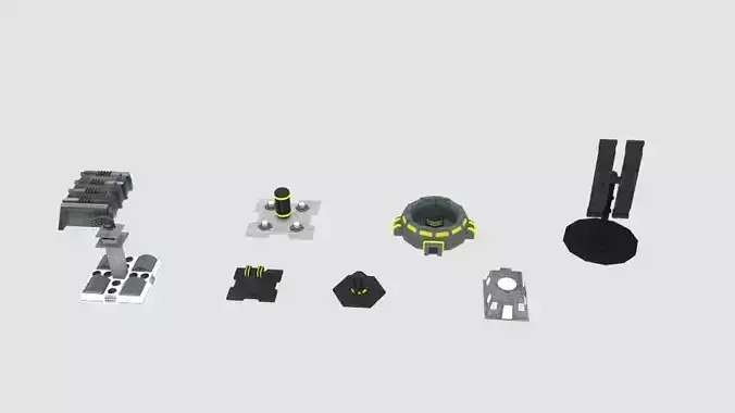 Scifi Space Building 