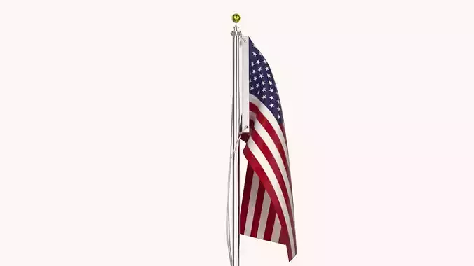 USA Flag Pole