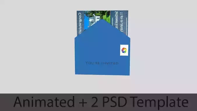 Envelope Brochure Animated Template 
