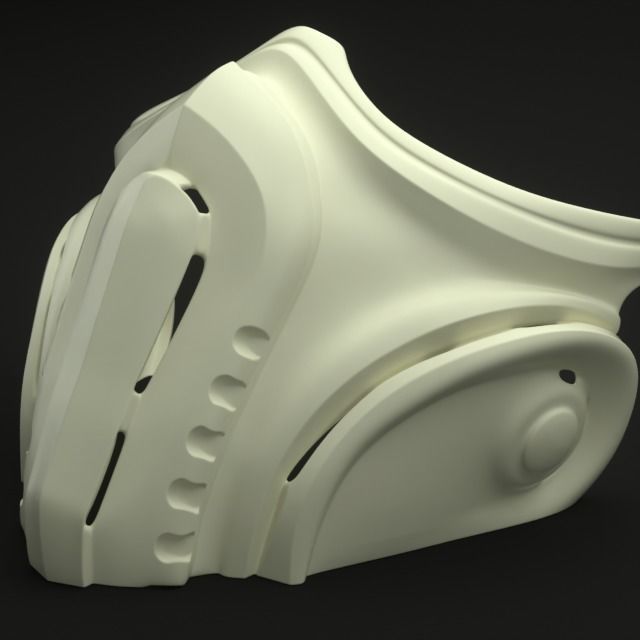 Mask cover mask - COVID - 2 types 3D print model_28