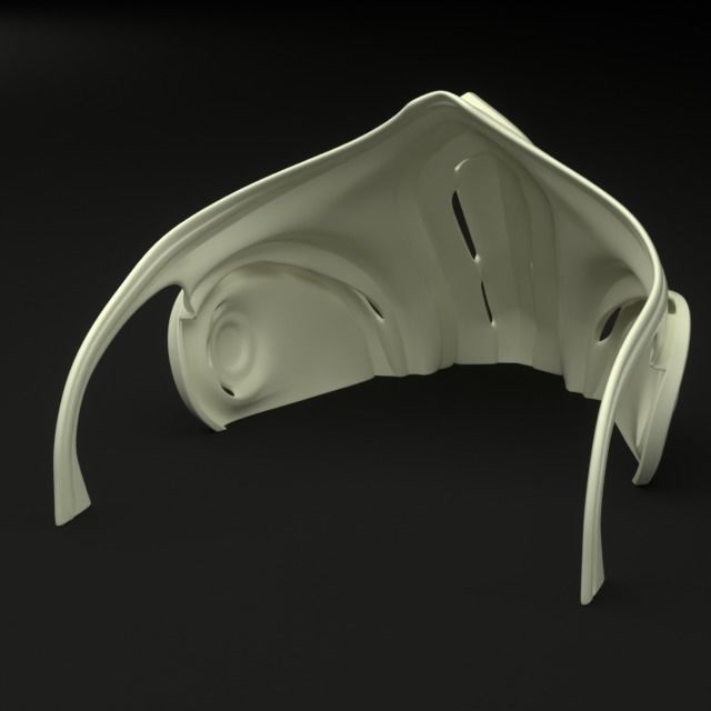 Mask cover mask - COVID - 2 types 3D print model_27