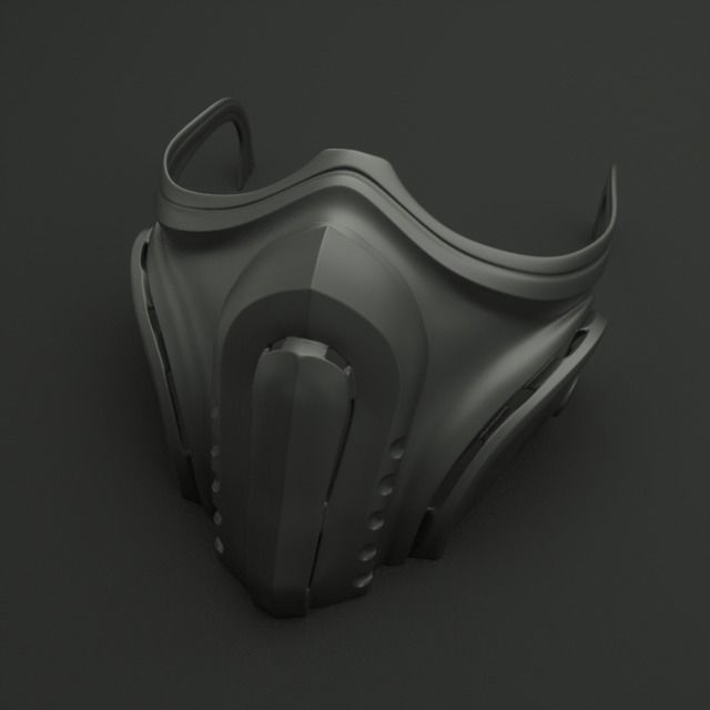 Mask cover mask - COVID - 2 types 3D print model_23