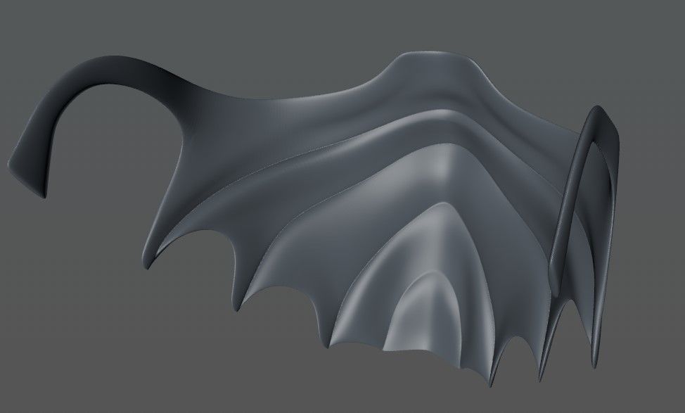 Mask cover mask - COVID - 2 types 3D print model_19