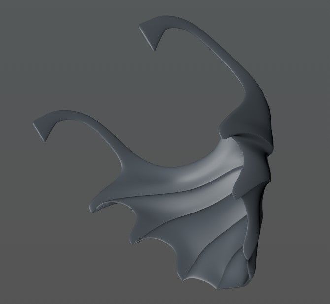 Mask cover mask - COVID - 2 types 3D print model_20