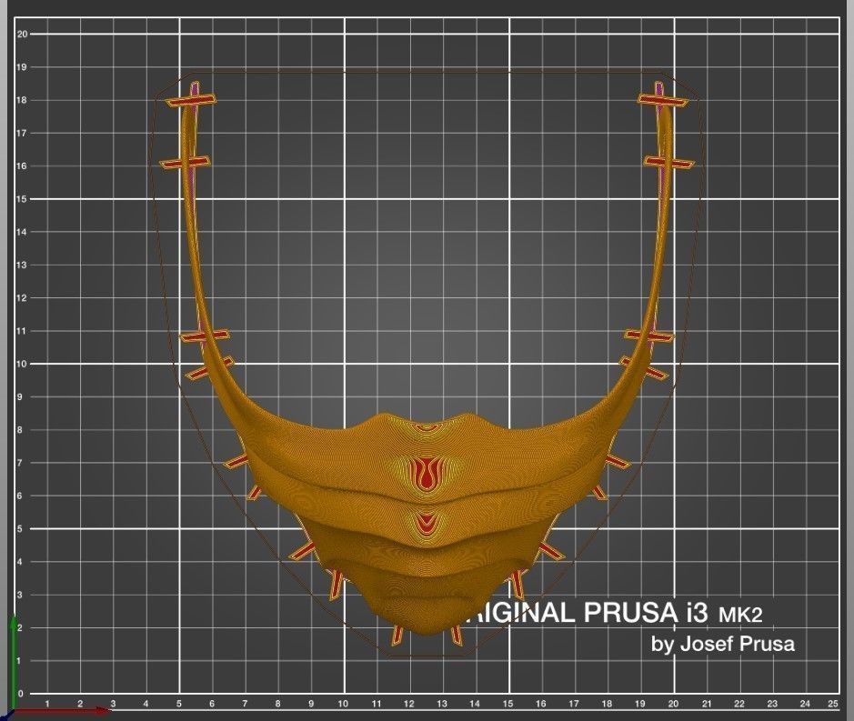 Mask cover mask - COVID - 2 types 3D print model_15