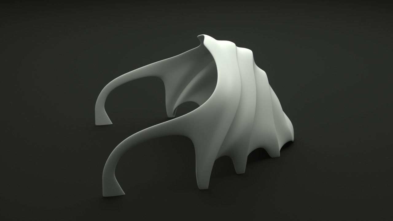 Mask cover mask - COVID - 2 types 3D print model_4