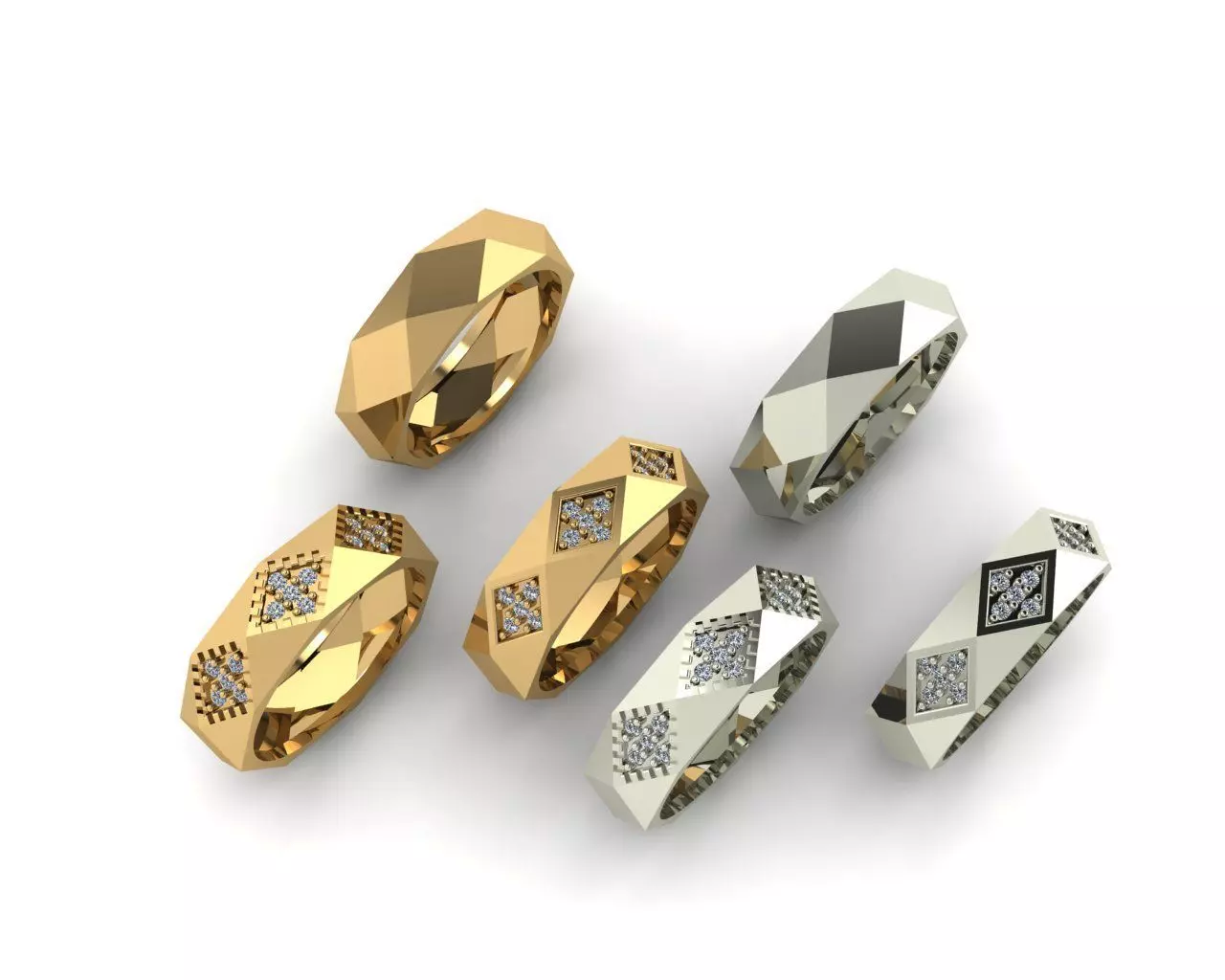 ring jewelry 3D print model_0