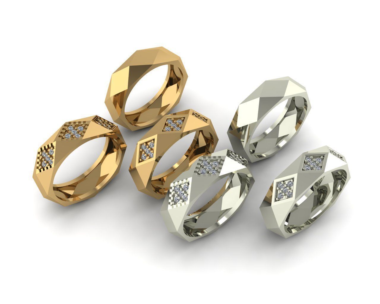 ring jewelry 3D print model_2