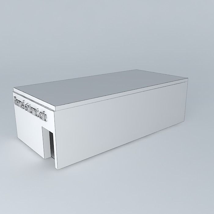 internet cafe Free 3D model_3