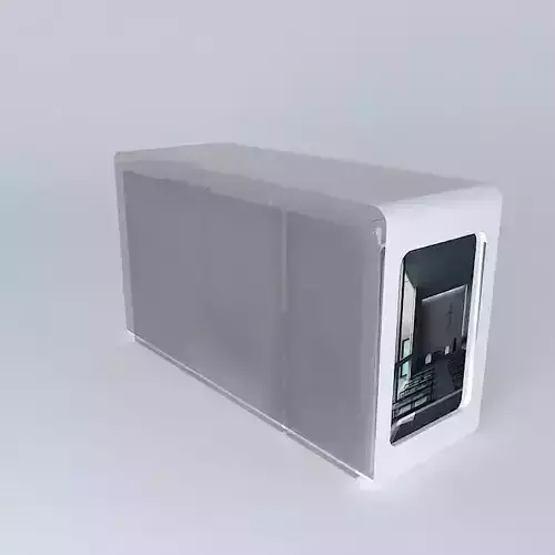 Busshed computer case