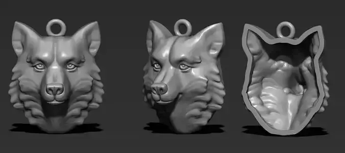 wolf model head of in form