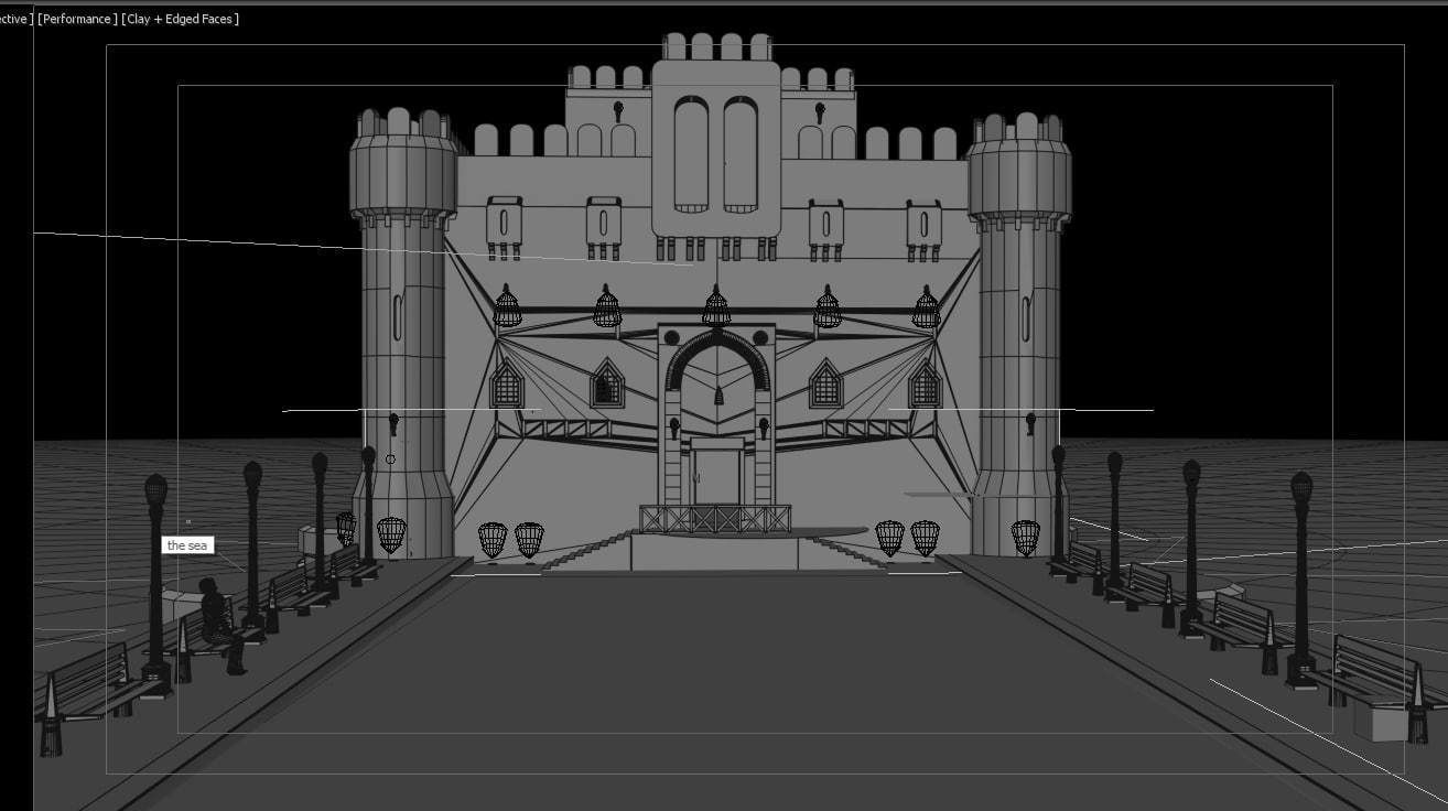 Citadel Qaitbay  3D model_18