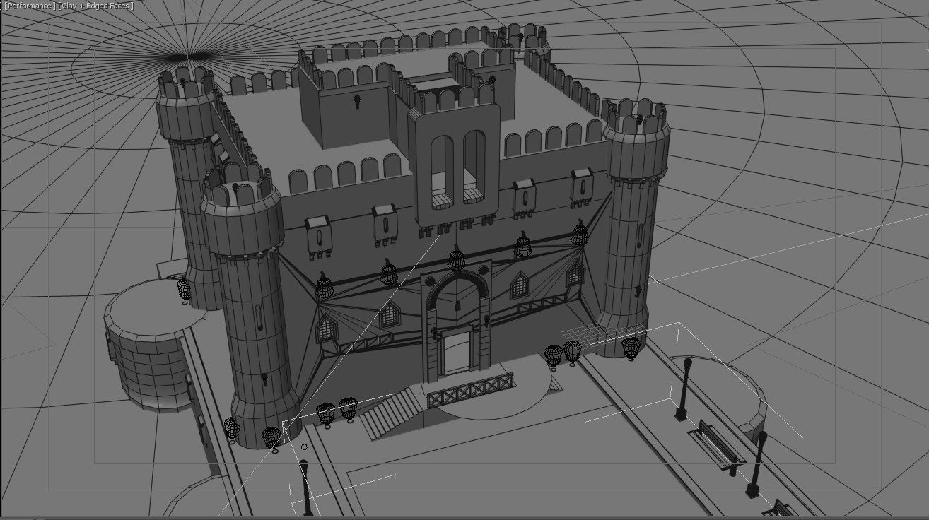 Citadel Qaitbay  3D model_17