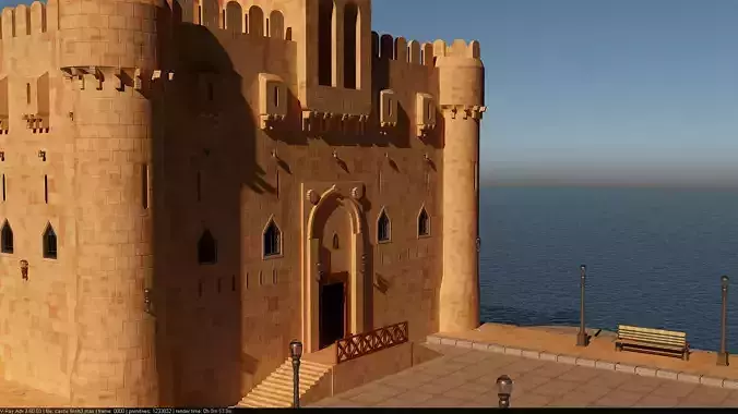 Citadel Qaitbay  3D model