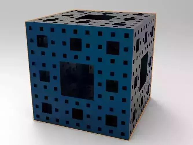 Menger sponge 3D print model