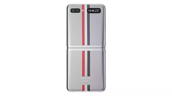 Samsung Folding Screen Phone Galaxy Z Flip Modeling Rendering 3D model