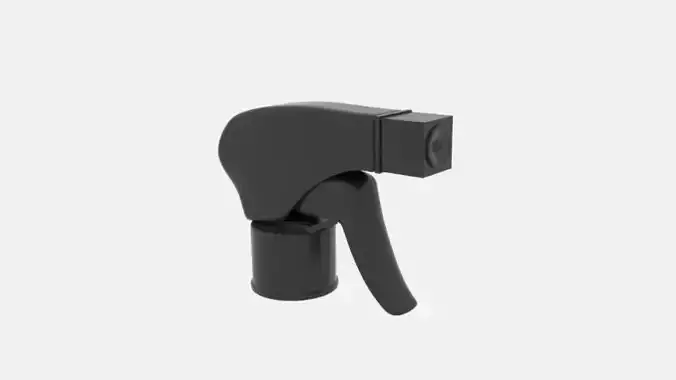 Sprayhead swivel shower head Low-poly 3D model