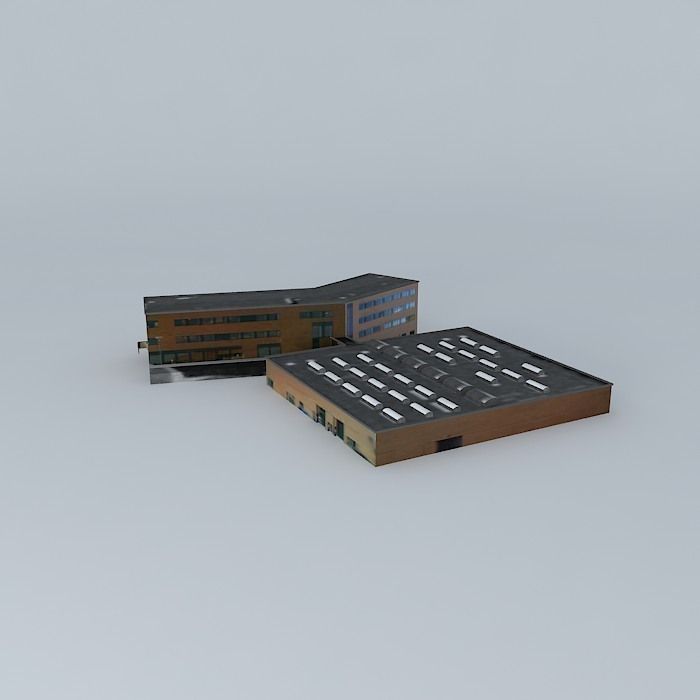 Aarhus AMC Nord House Free 3D model_2