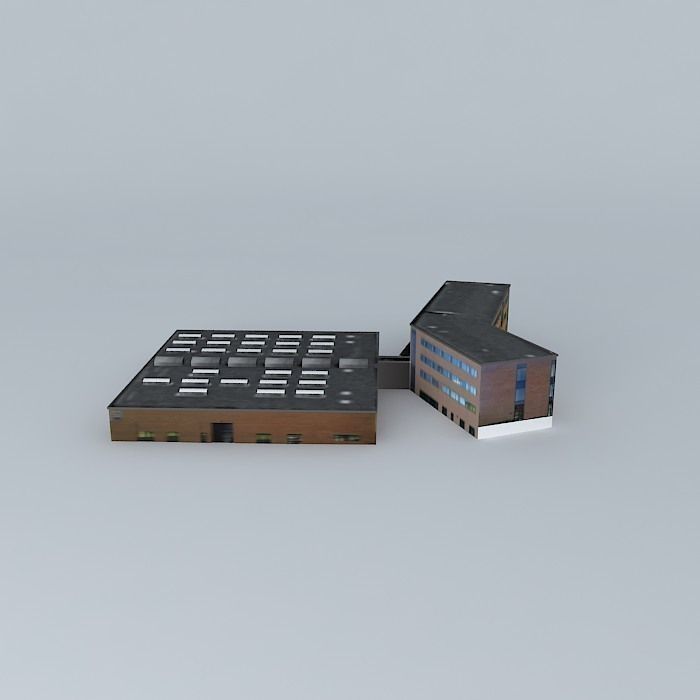 Aarhus AMC Nord House Free 3D model_1