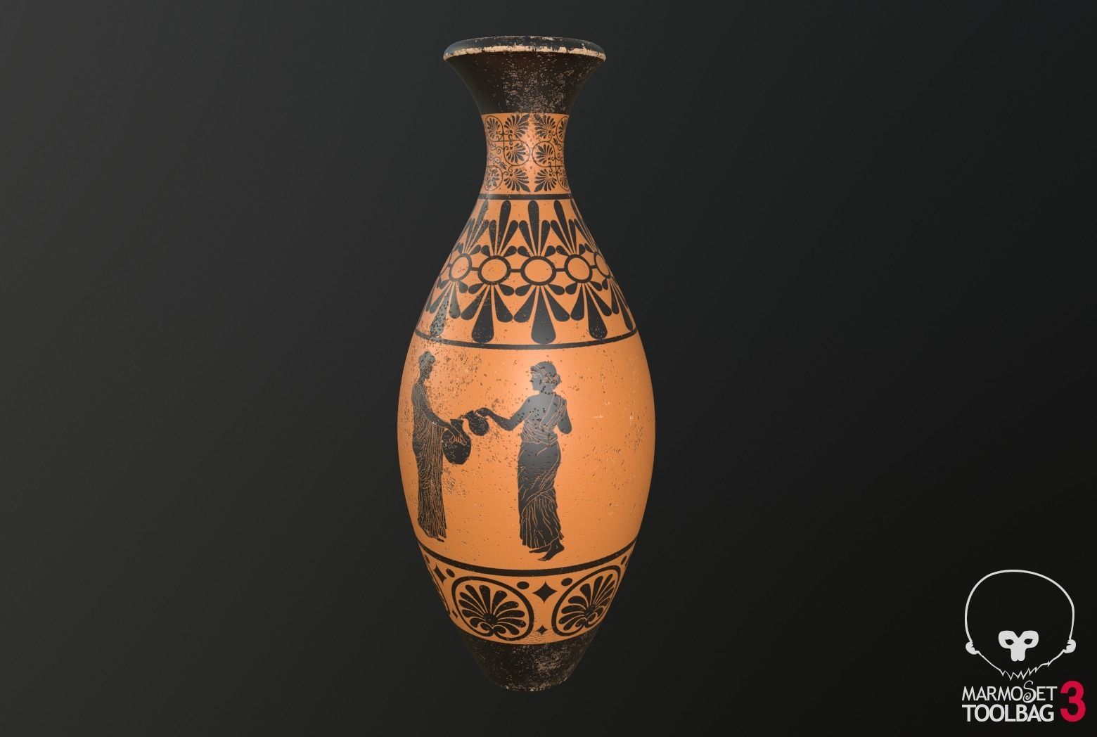 Vases Vol 01 - PBR Low-poly 3D model_6