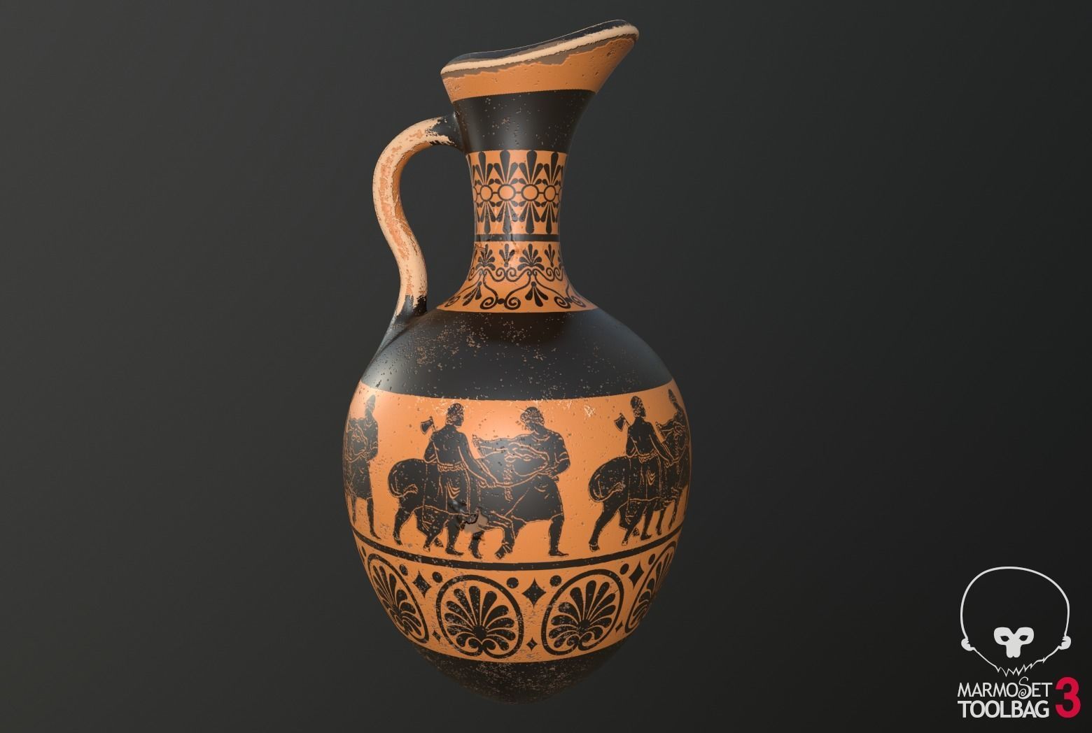 Vases Vol 01 - PBR Low-poly 3D model_4