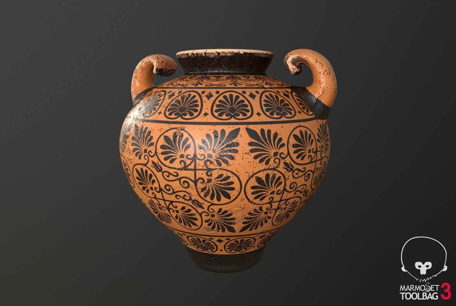 Vases Vol 01 - PBR Low-poly 3D model_3