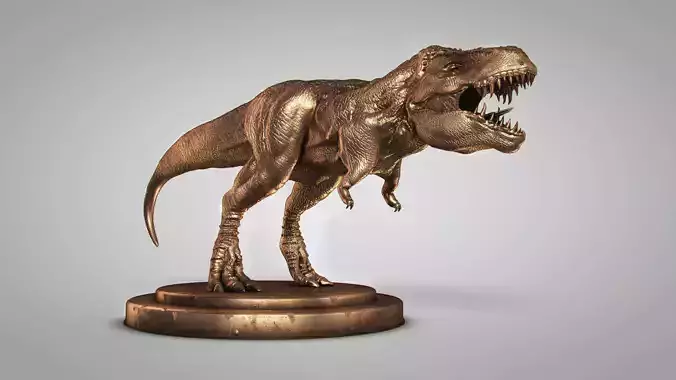 trex statue