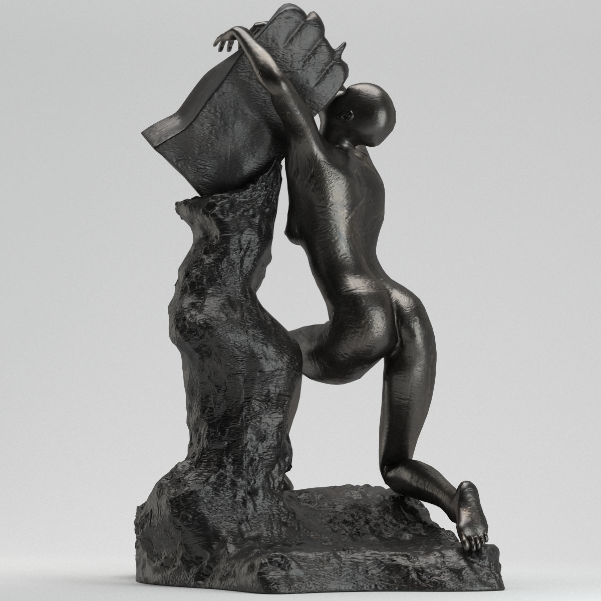 Auguste Rodin Orpheus 3D model_3