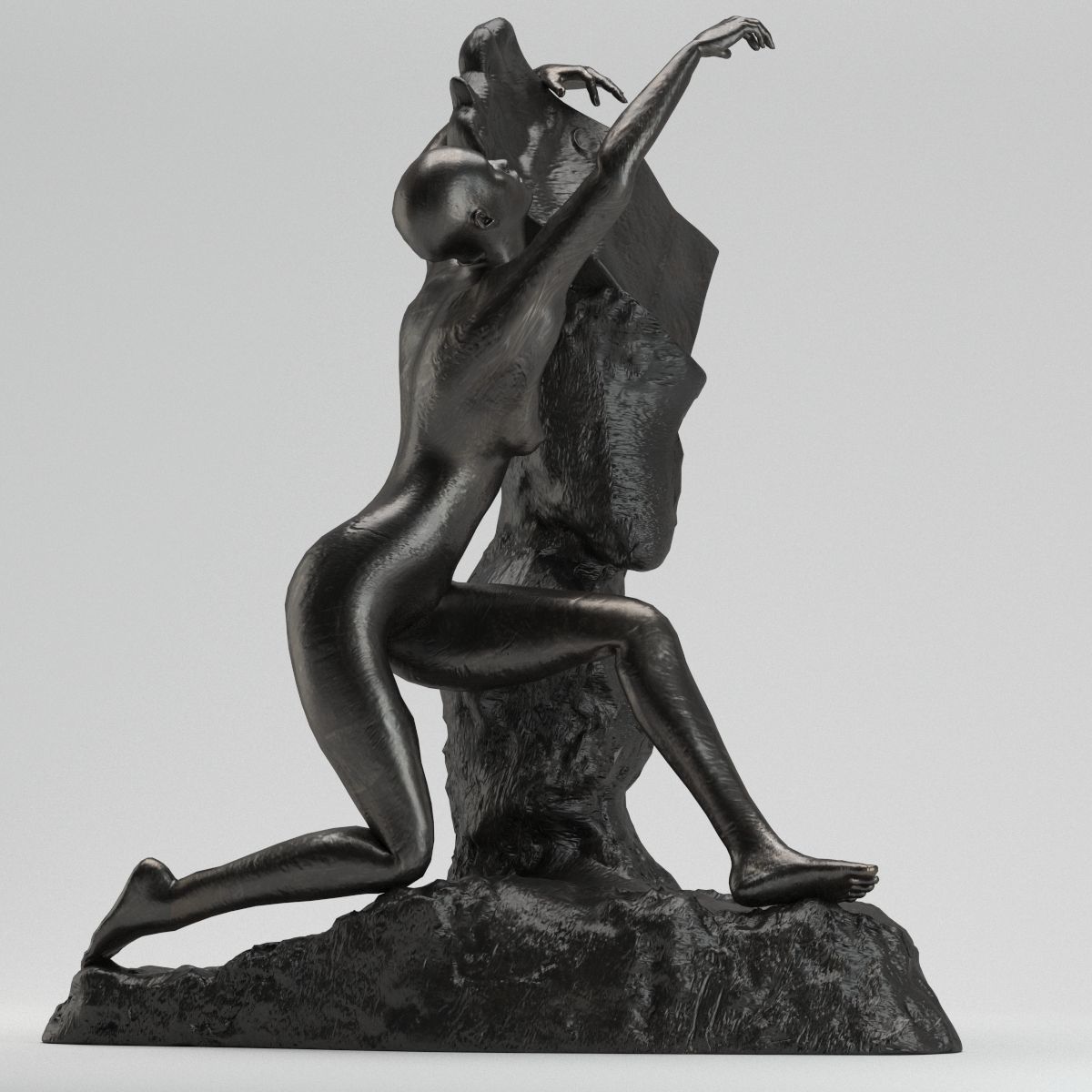 Auguste Rodin Orpheus 3D model_1