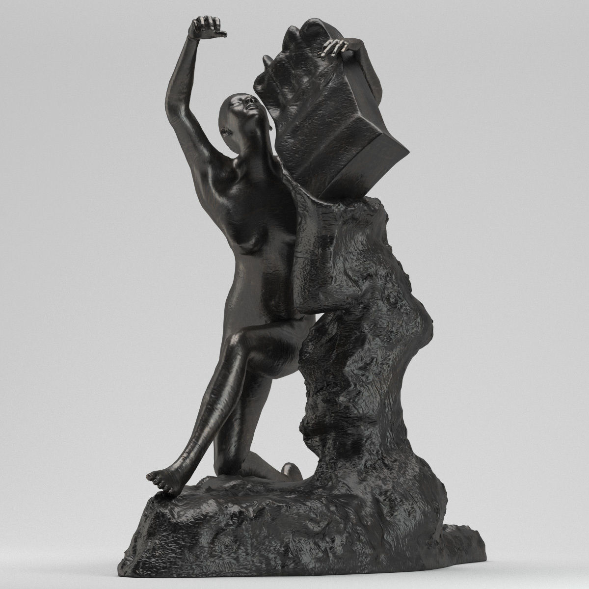 Auguste Rodin Orpheus 3D model_2