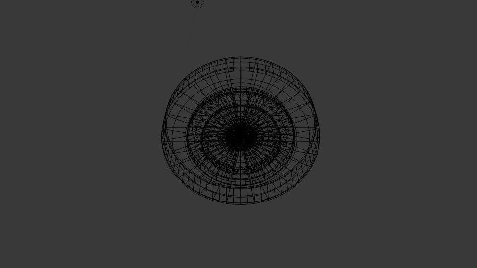  Recessed Round Light Low-poly 3D model_5