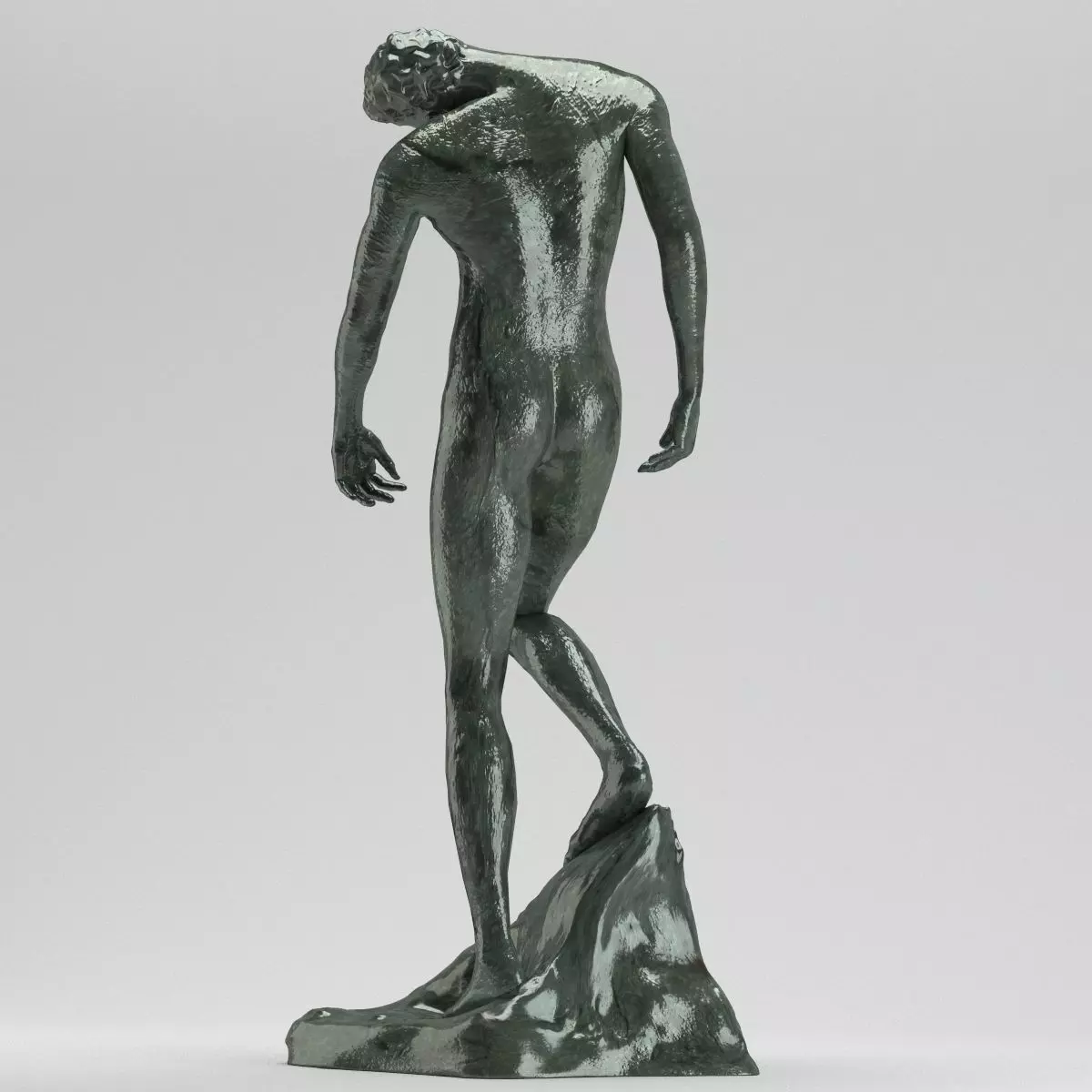 Auguste Rodin The Shade 3D model_0