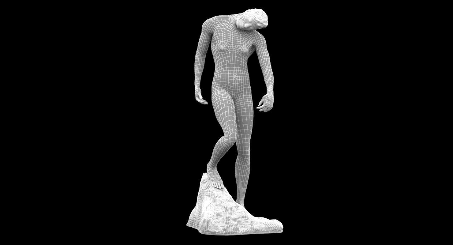 Auguste Rodin The Shade 3D model_6