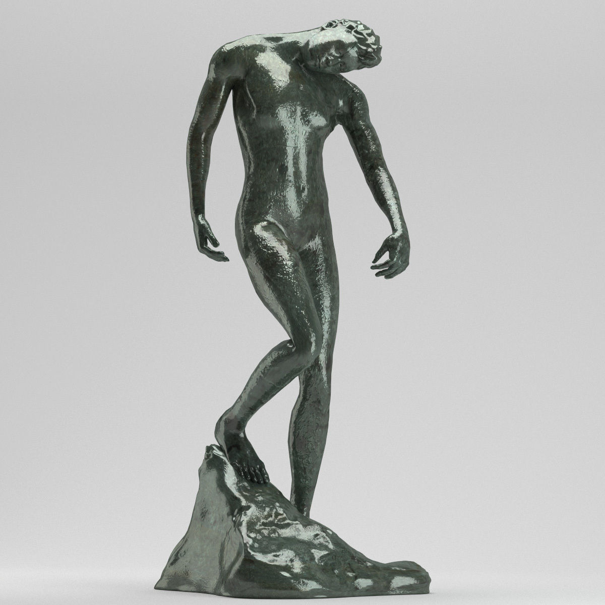 Auguste Rodin The Shade 3D model_4