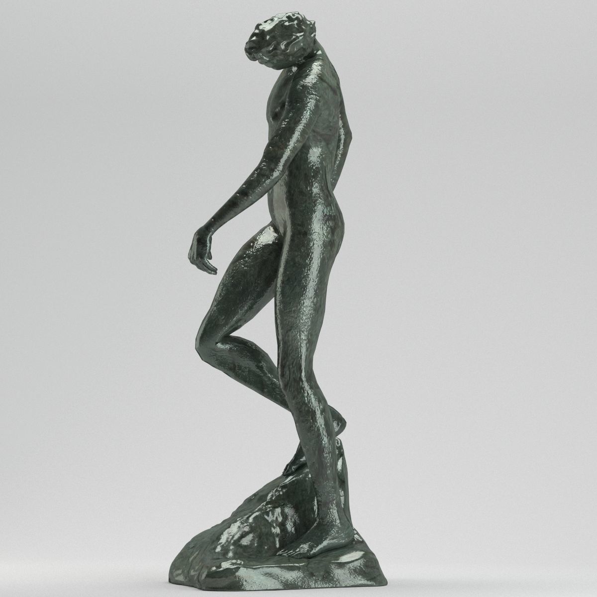 Auguste Rodin The Shade 3D model_2