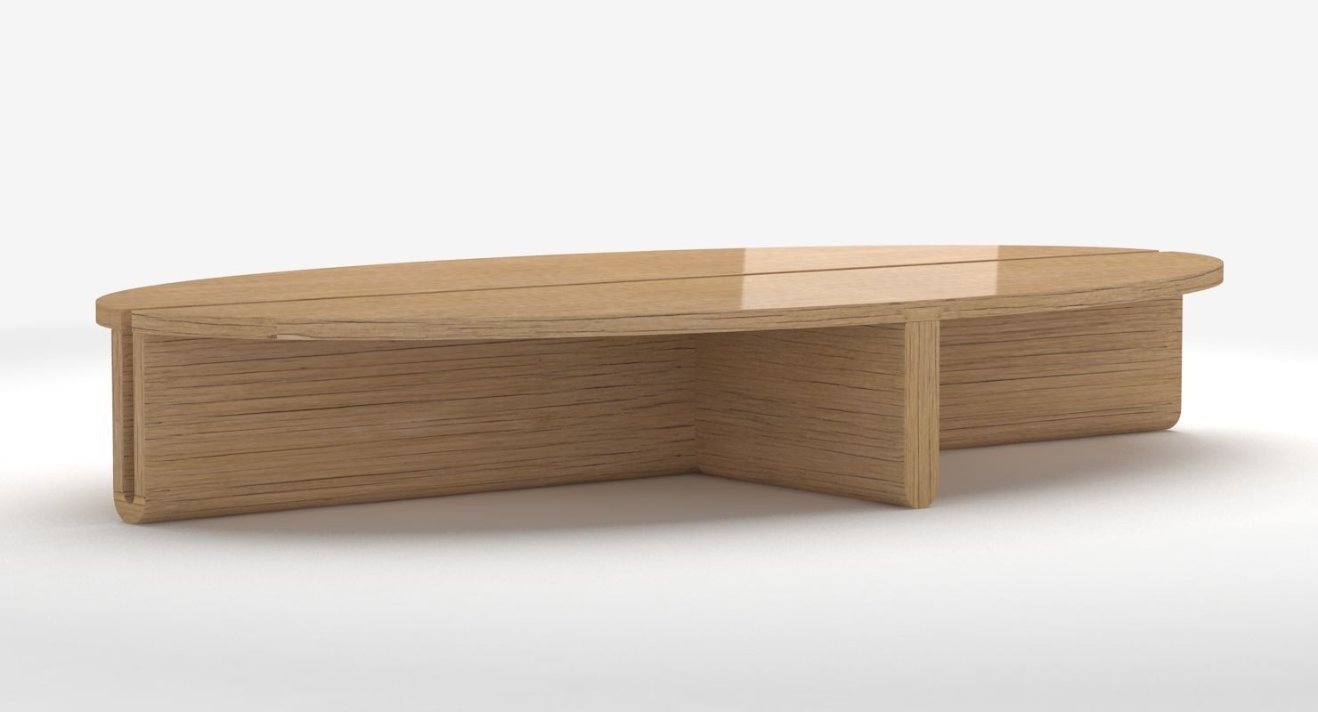 Avenue Road Dup Oval Table 3D model_2