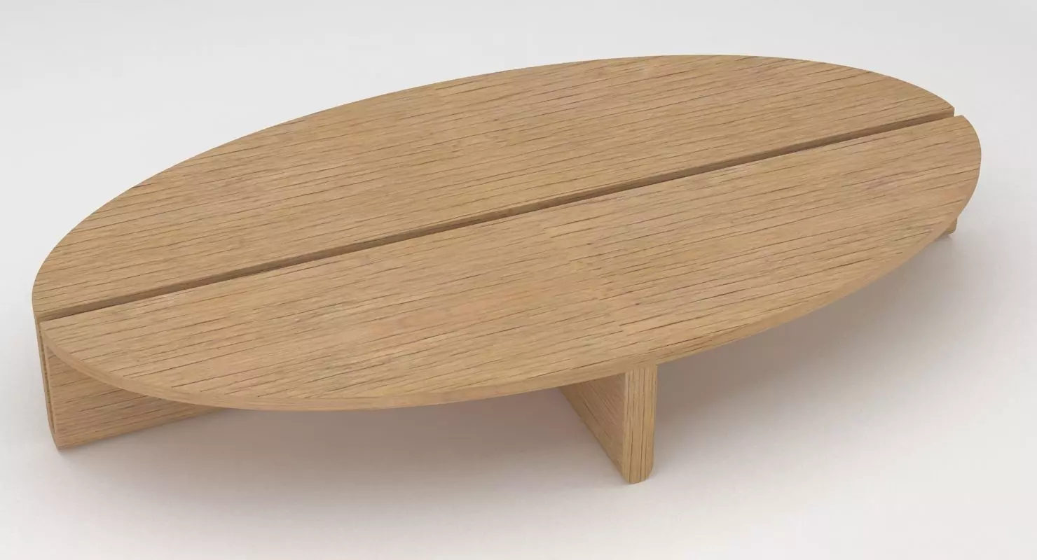 Avenue Road Dup Oval Table 3D model_0