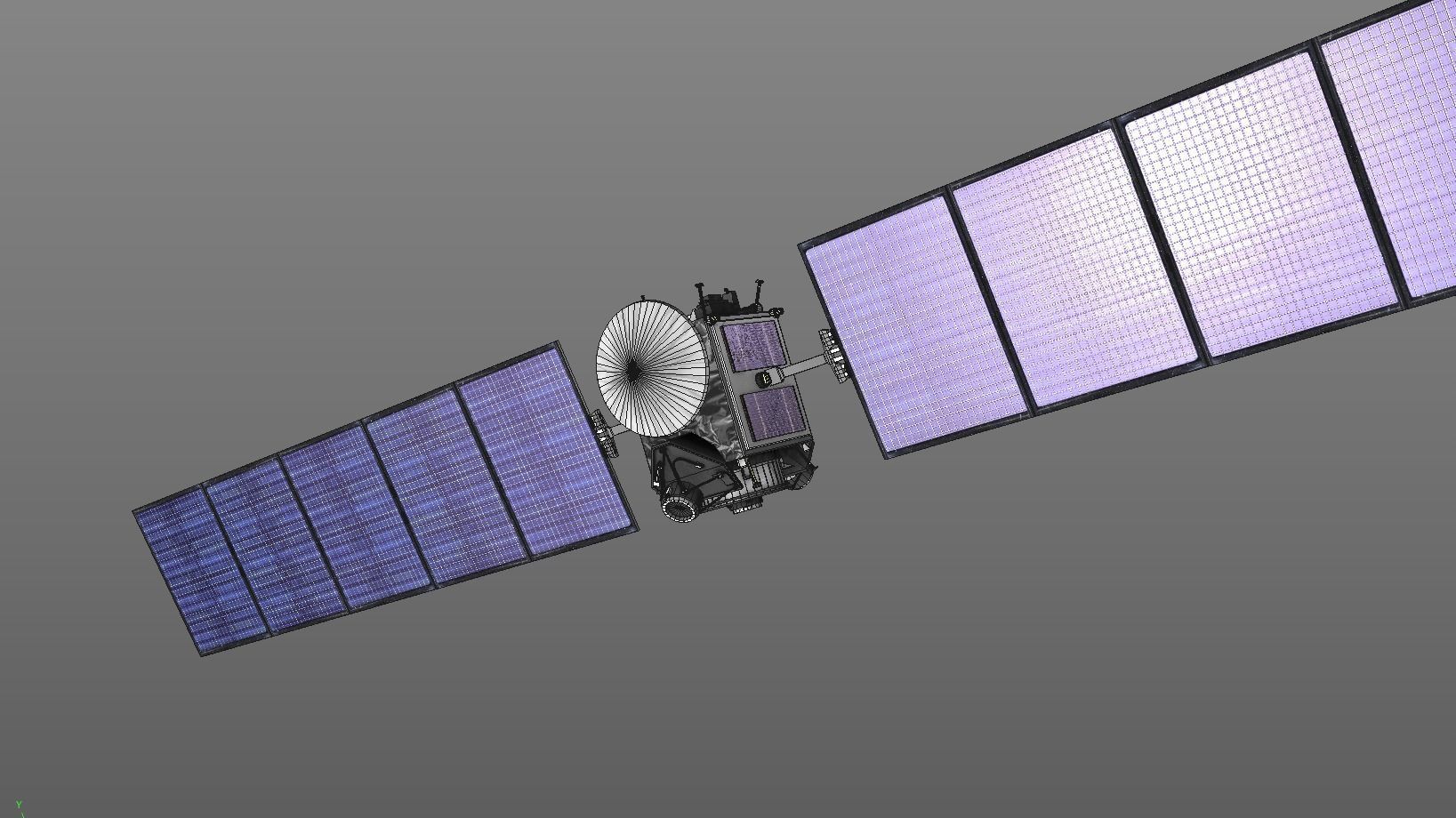 Dawn probe game ready Low-poly 3D model_2