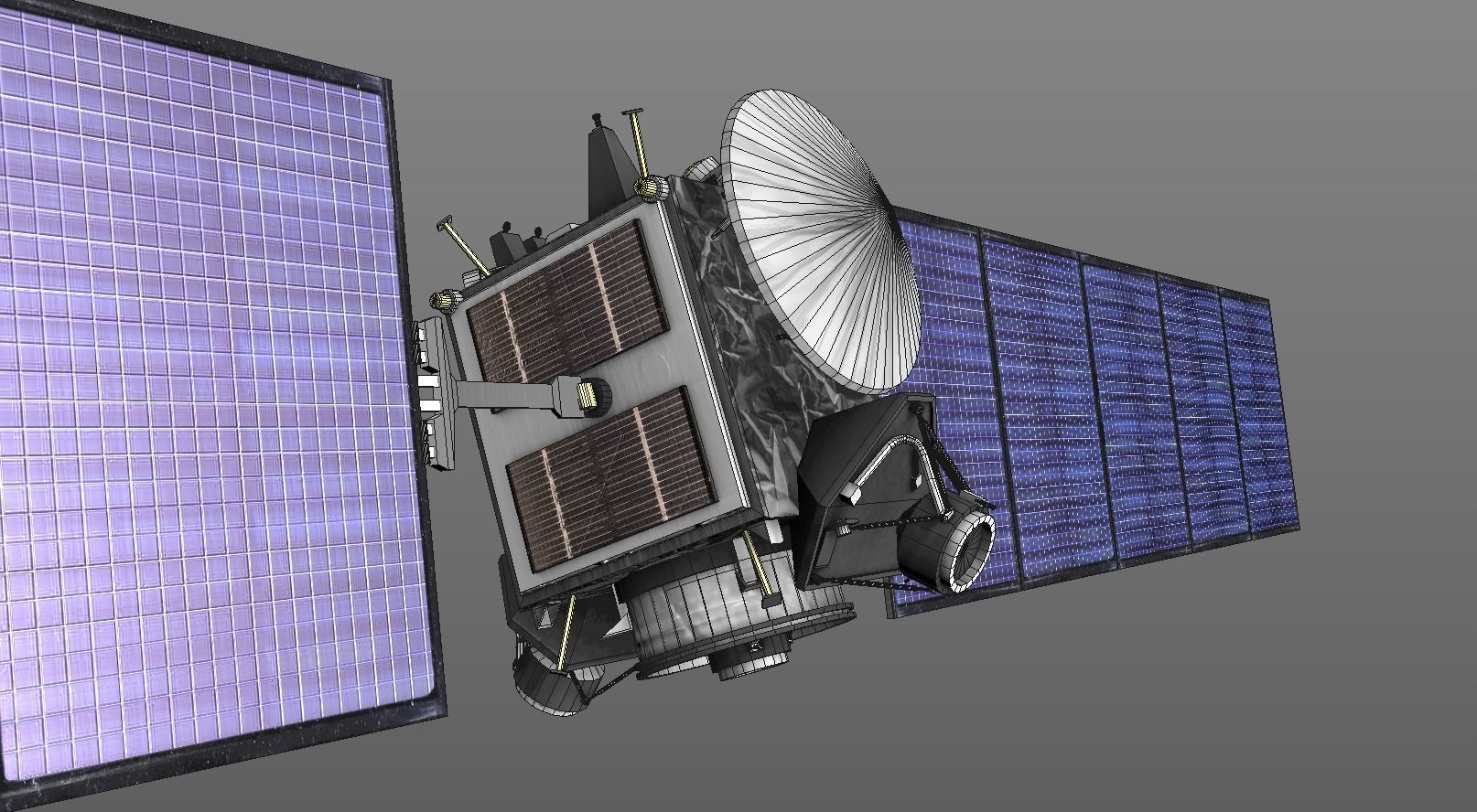 Dawn probe game ready Low-poly 3D model_1