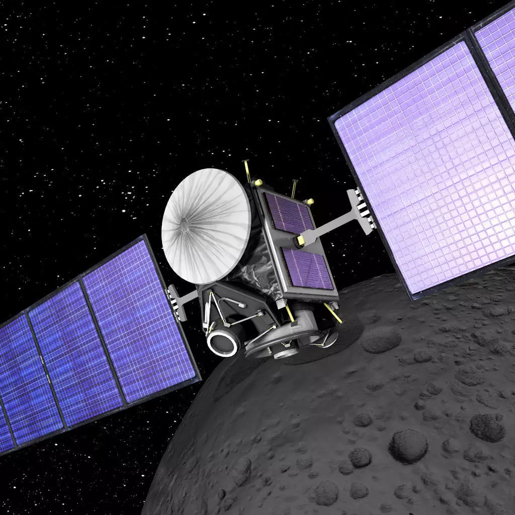 Dawn probe game ready Low-poly 3D model_0