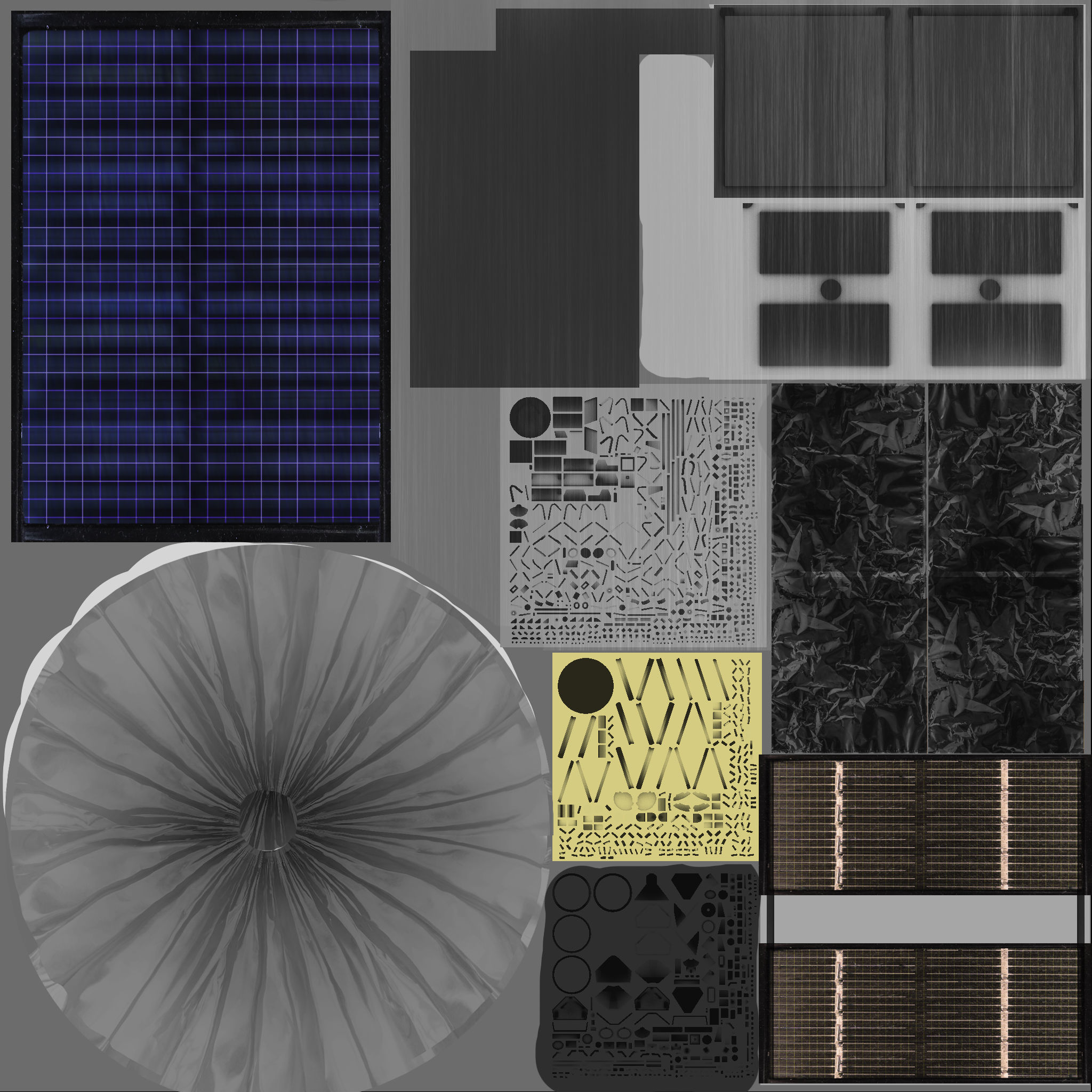 Dawn probe game ready Low-poly 3D model_3