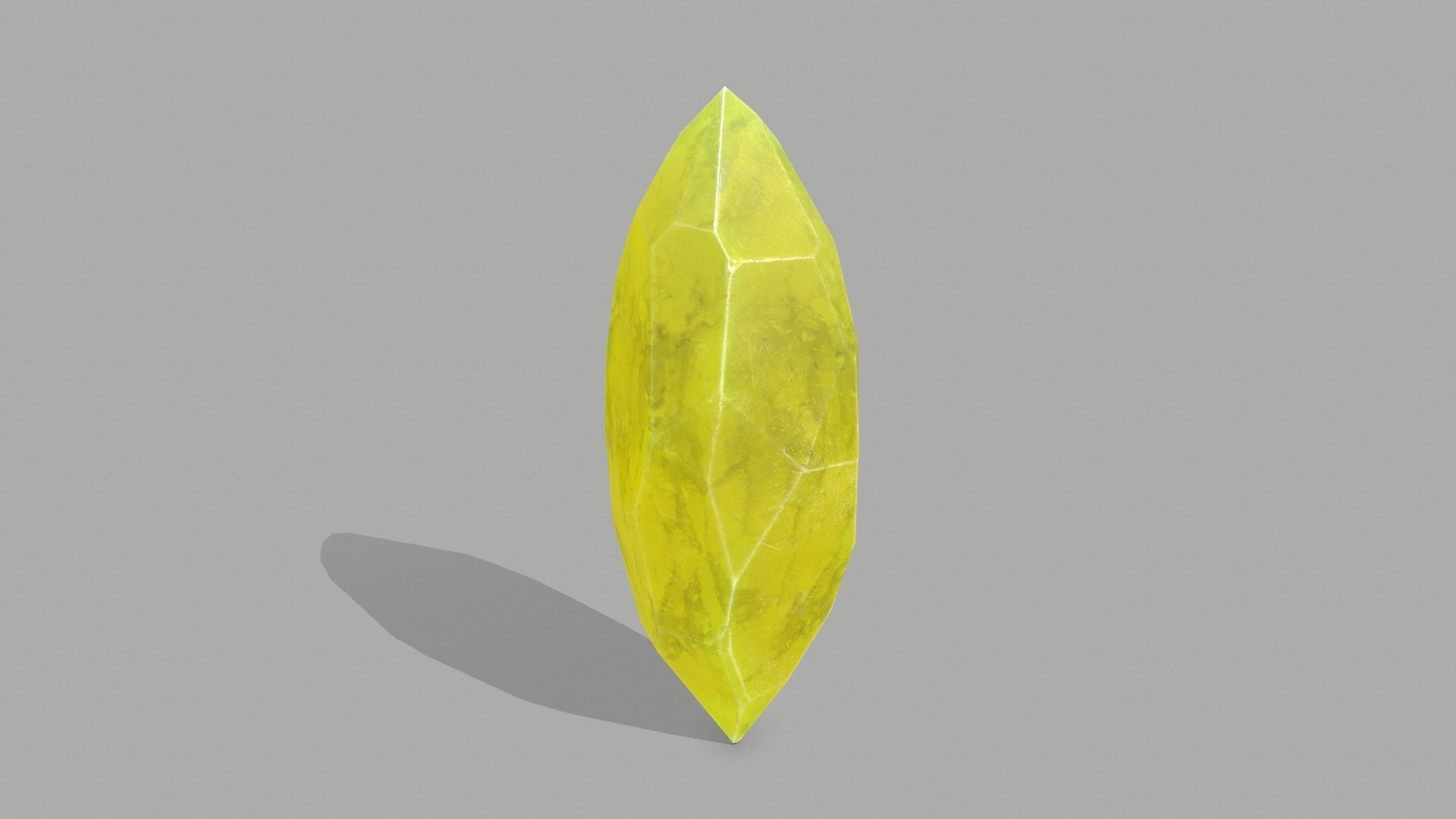 Crystal Set stone Low-poly 3D model_5