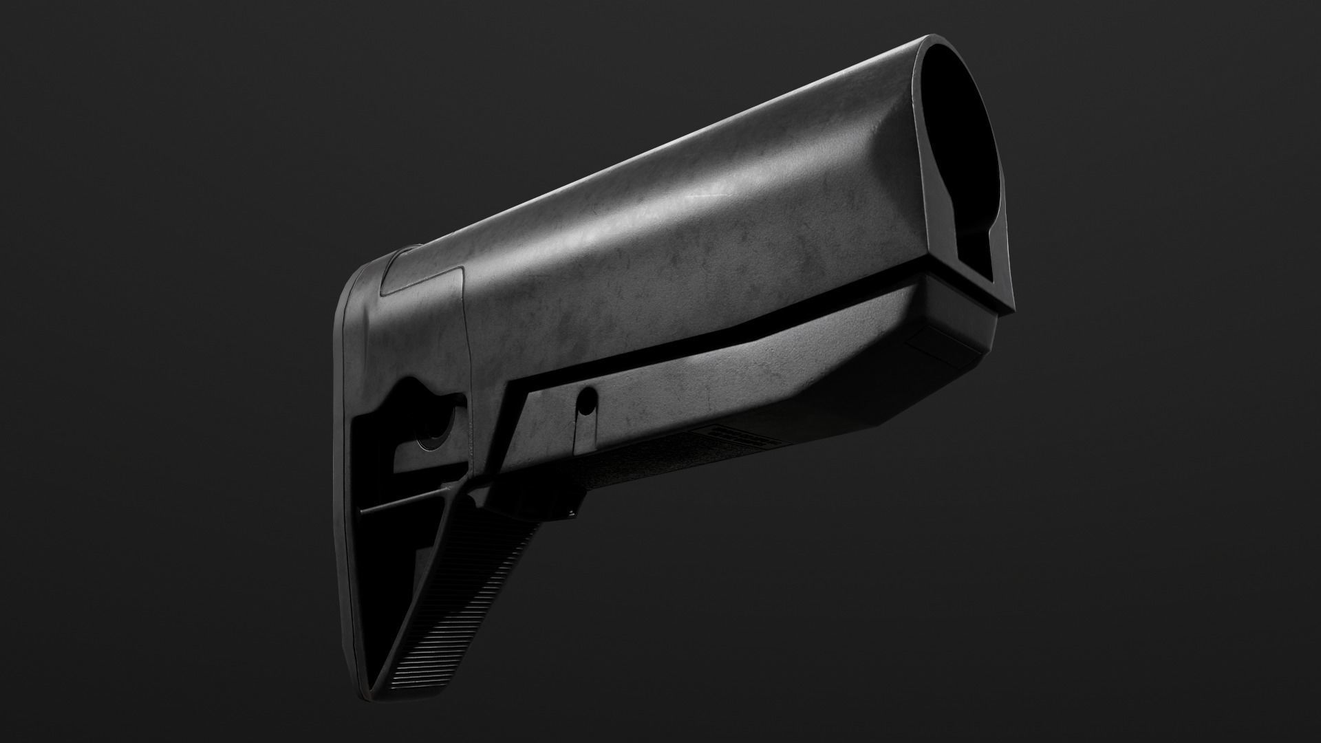 BCMGUNFIGHTER Mod 0 AR15 Collapsible Buttstock Low-poly 3D model_8