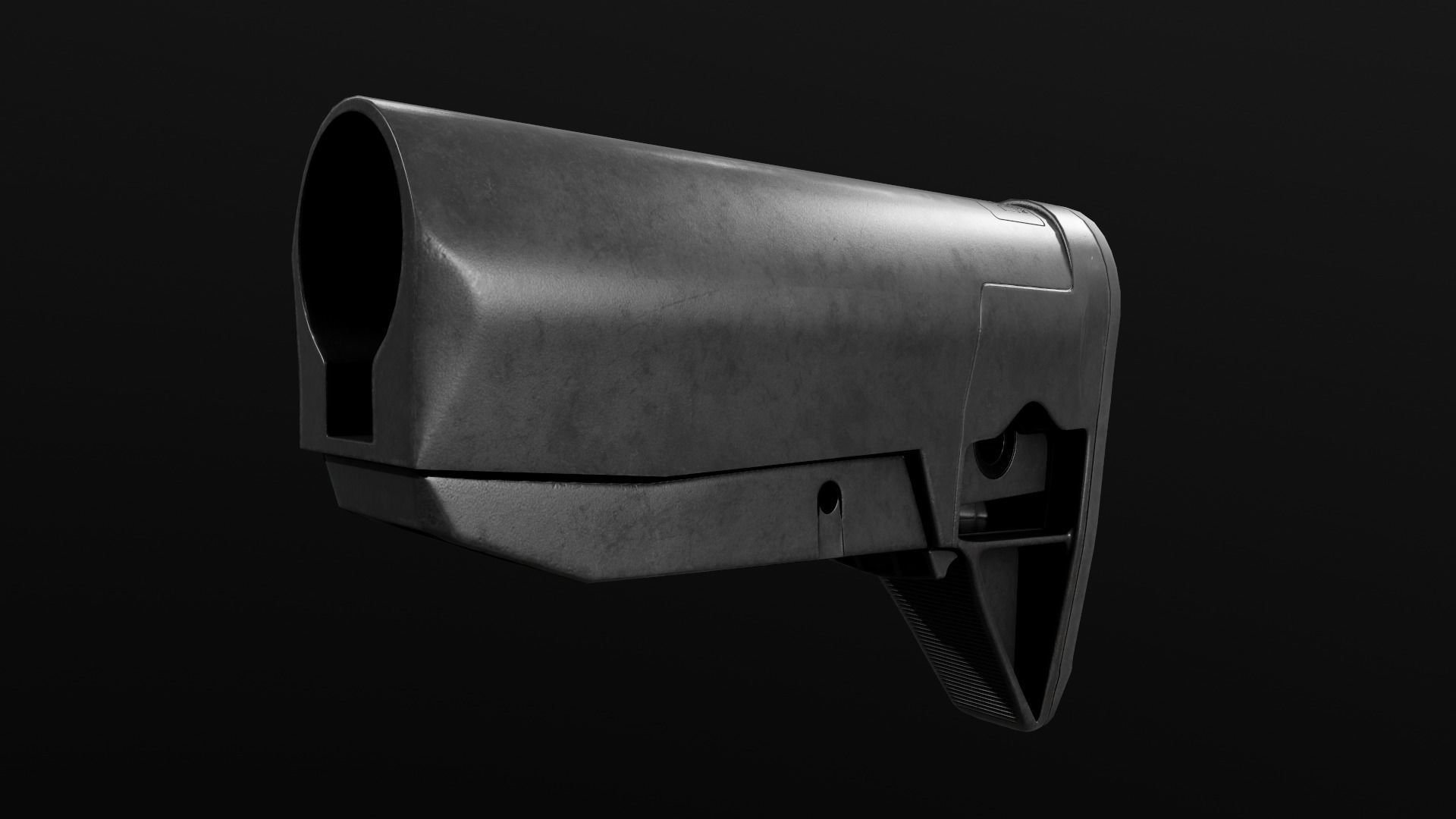 BCMGUNFIGHTER Mod 0 AR15 Collapsible Buttstock Low-poly 3D model_14