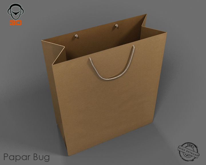 Paper Bag 3D model_1