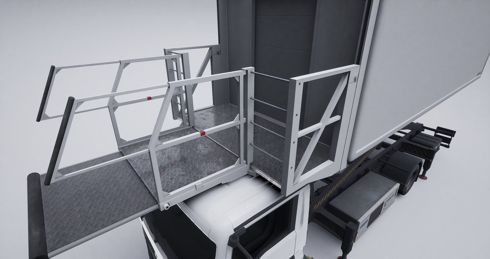 Airport Catering Truck 3D model_7